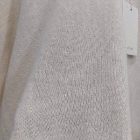 Aritzia Wilfred Liteluxe Cashmere Sweater Light Birch - Picture 8 of 8